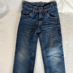 George Toddler Boys Fleece Lined Winter Jeans Blue Size 4T
